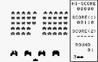 Screenshot Thumbnail / Media File 1 for Space Invaders (J) [M][!]